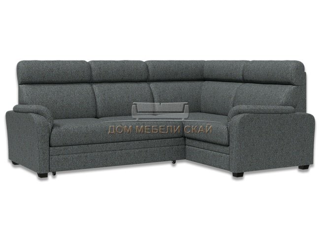 Угловой диван-кровать Омега 3-1, серая рогожка