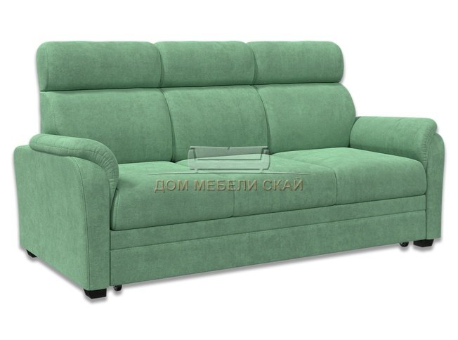 Диван-кровать Омега 1400, зеленый велюр