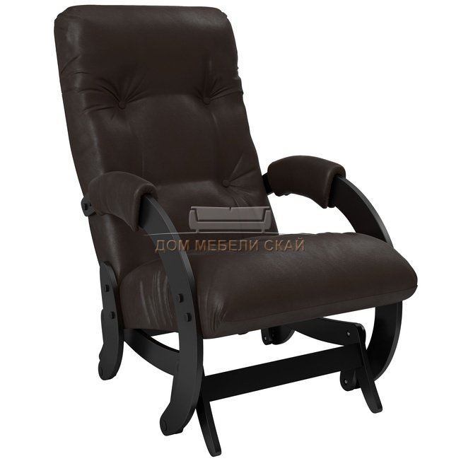 Кресло-глайдер Модель 68, венге/dundi 108