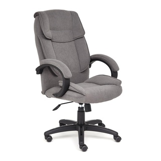 Кресло офисное Ореон Oreon, флок серого цвета 29