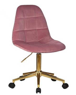 Офисное кресло Diana, розовый велюр