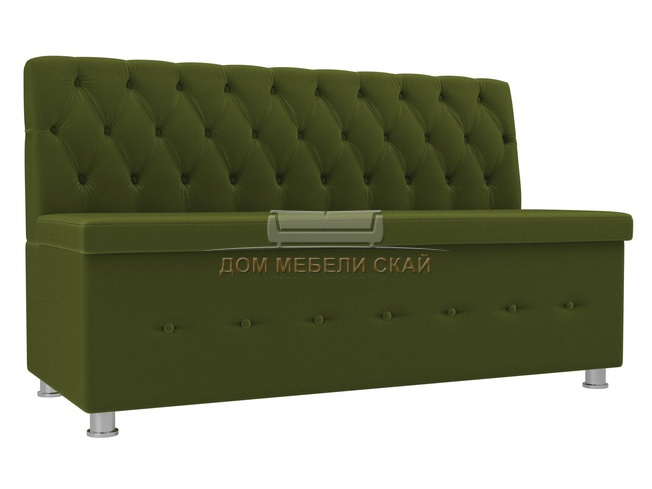 Кухонный диван Вента, зеленый микровельвет