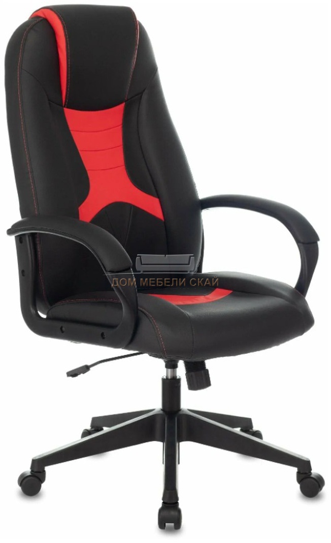 Кресло игровое TopChairs ST-CYBER 8, черно-красное/экокожа