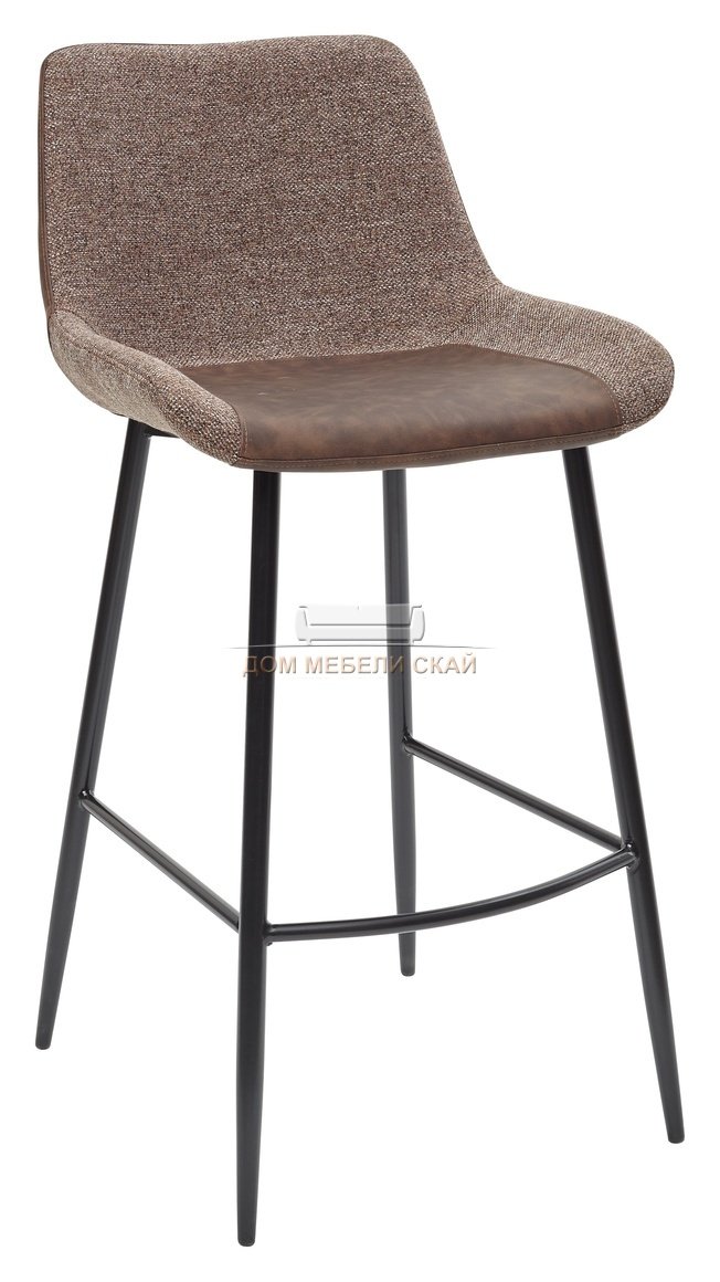 Барный стул BIARRITZ BAR, brown рогожка коричневого цвета
