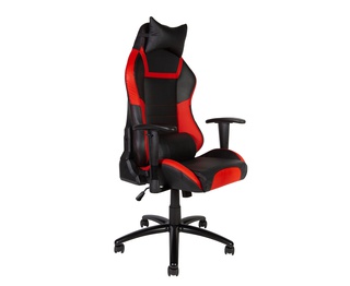 Игровое кресло Lotus Pro, черно-красная экокожа