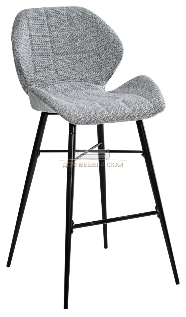 Барный стул MARCEL, рогожка светло-серого цвета