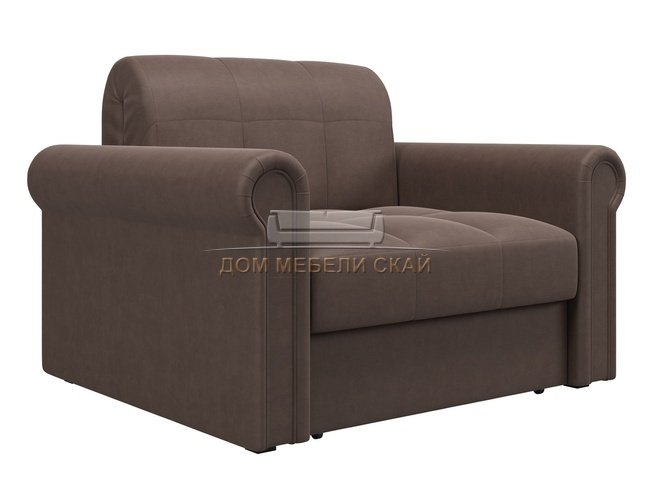 Кресло-кровать Палермо 800, шоколадный velutto 23