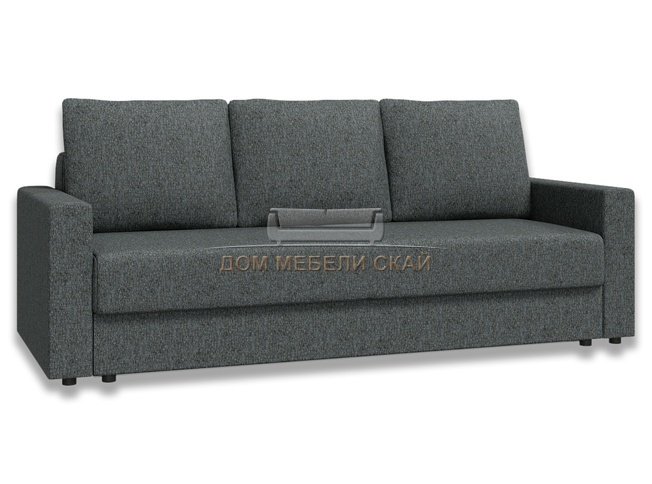 Диван-кровать Лира с боковинами 1600, серый/рогожка