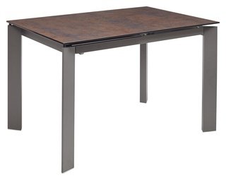 Стол обеденный раздвижной CORNER 120, moss/grey