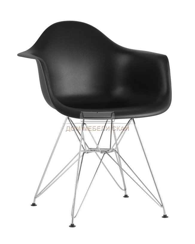 Стул-кресло EAMES, черного цвета