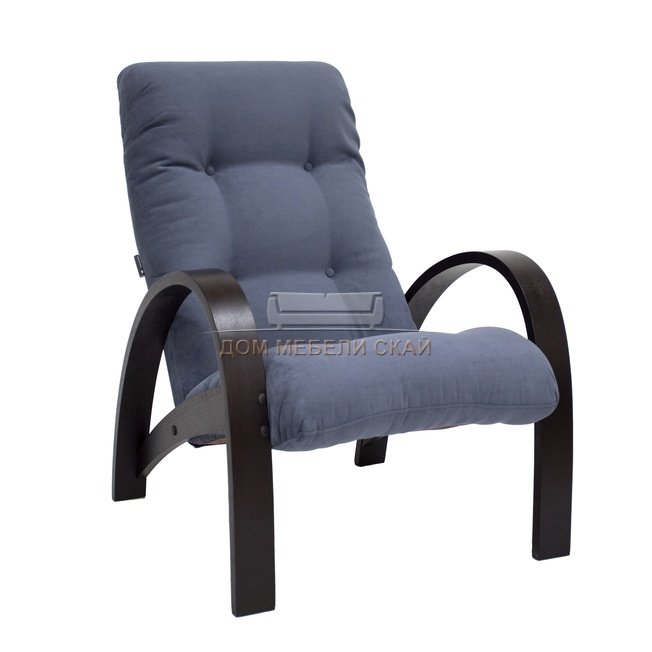 Кресло для отдыха Модель S7, венге/verona denim blue
