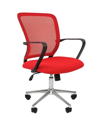 Офисное кресло Chairman 698 хром, красный