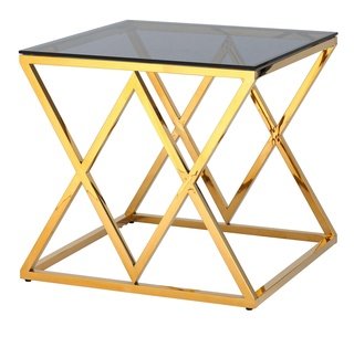 Журнальный стол Инсигния 55x55, золото