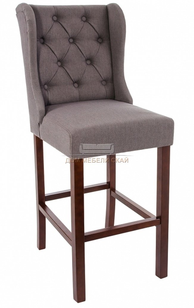 Барный стул Luton, рогожка коричневого цвета