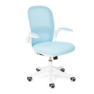 Офисное кресло Happy white, голубое