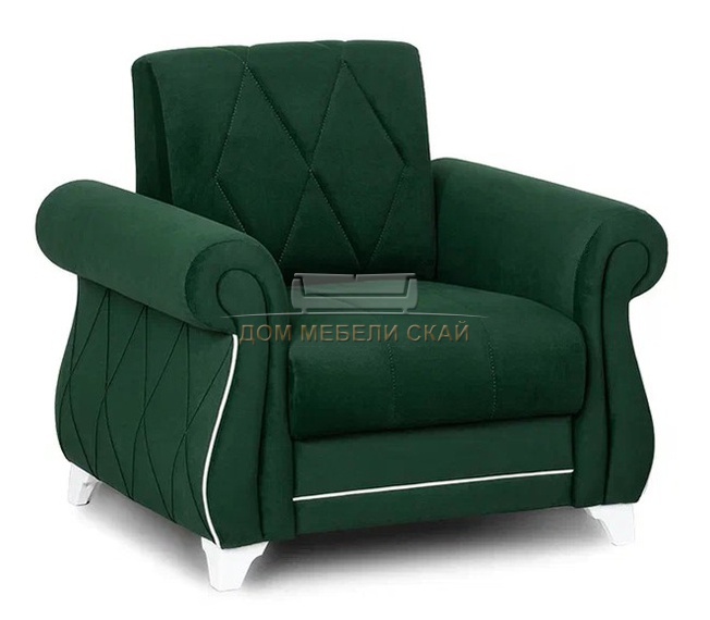 Кресло для отдыха Роуз, зеленое ТК 411