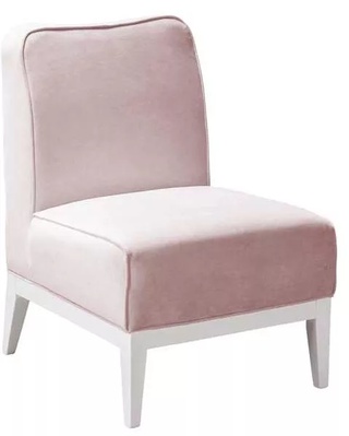 Кресло Giron, розовый велюр