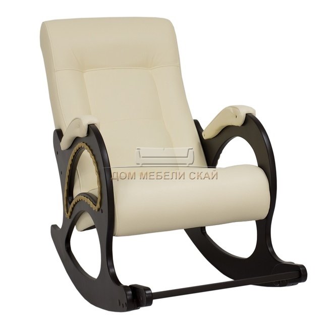 Кресло-качалка Модель 44, венге/dundi 112