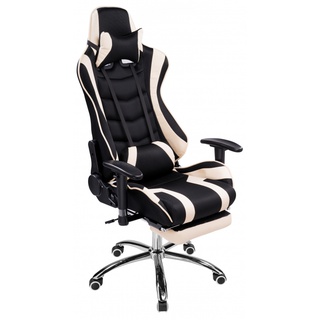 Компьютерное кресло Kano 1, экокожа черно-кремовая cream/black