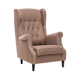 Кресло Leset Бруно, рогожка коричневая Preston 232