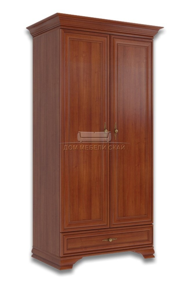 Шкаф 2-дверный для одежды Кентаки SZF2D1S, каштан