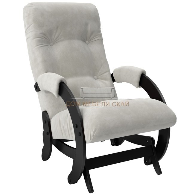 Кресло-глайдер Модель 68, венге/verona light grey