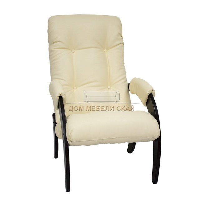 Кресло для отдыха Модель 61, венге/dundi 112