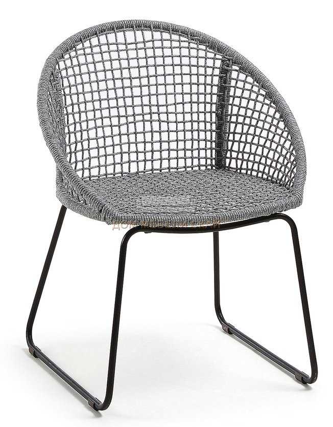 Стул-кресло Sandrine, серого цвета