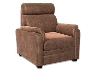Кресло Омега, коричневый велюр/columbia