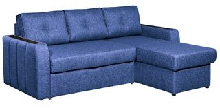 Угловой диван-кровать Бостон, синий