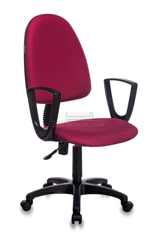 Кресло офисное CH-1300N, бордовая ткань
