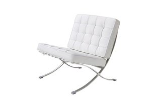 Кресло W120-06B, белое