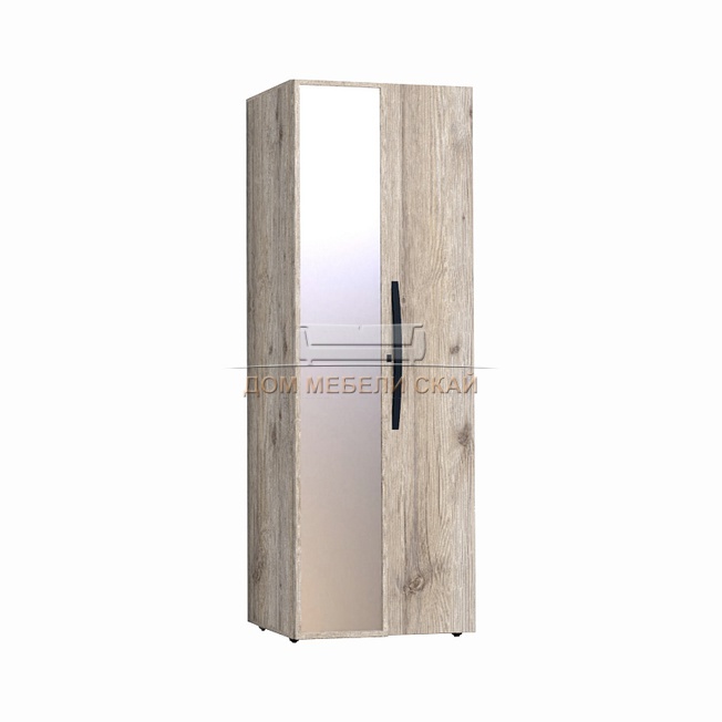 Шкаф 2-дверный для одежды с зеркалом Nature 54, гаскон пайн