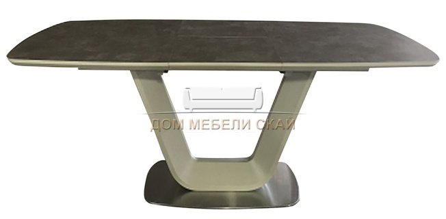Стол обеденный OASIS керамика, сатин мокка/латте