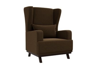 Кресло Джон, коричневое/микровельвет
