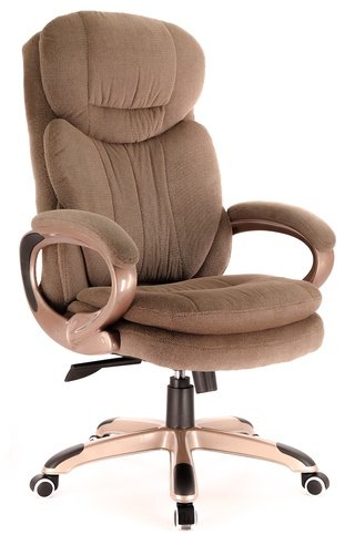 Кресло офисное Boss Т, ткань коричневая