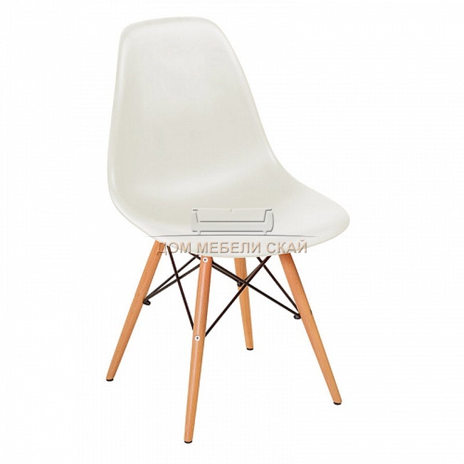 Стул Eames, пластиковый белого цвета