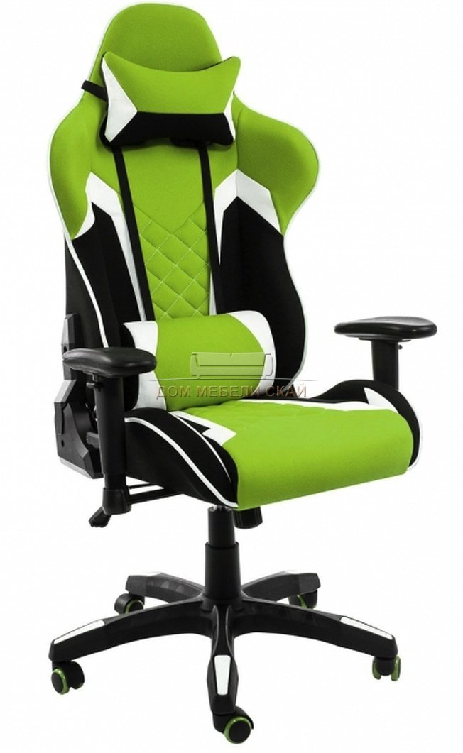 Компьютерное кресло Prime, черное/зеленое