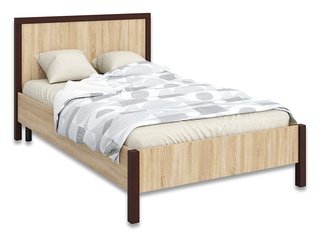 Кровать полутороспальная Bauhaus 1200, дуб сонома