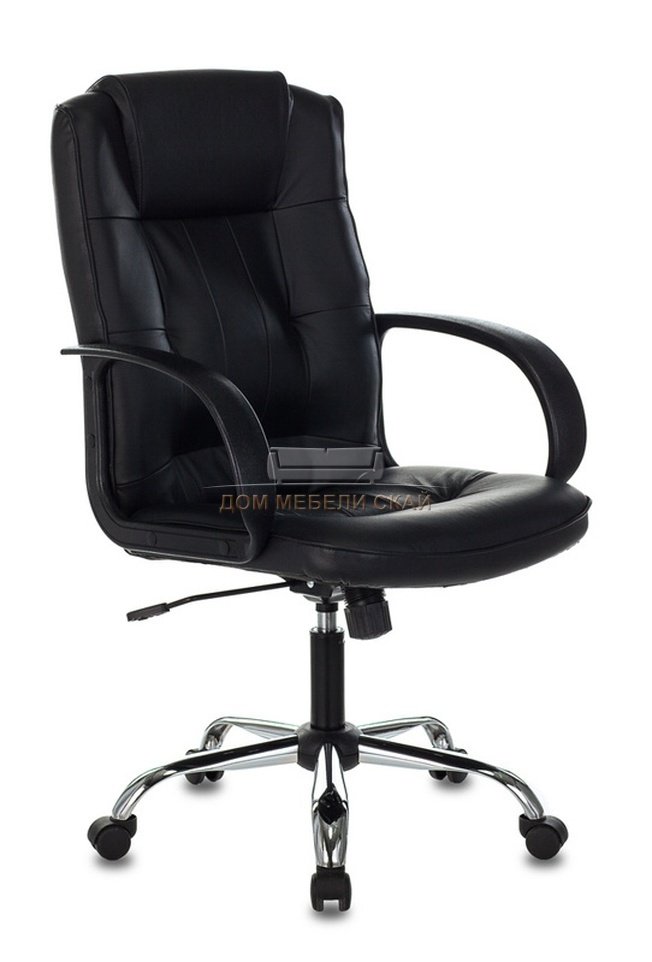 Кресло руководителя T-800N, черная натуральная кожа