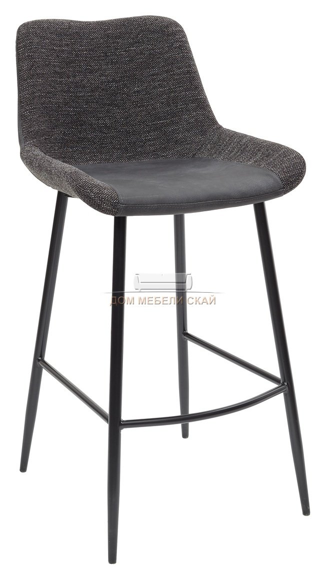 Барный стул BIARRITZ BAR, grey рогожка серого цвета