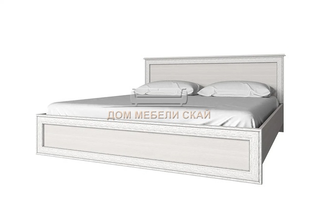 Кровать полутороспальная 140x200 Тиффани Tiffany с ПМ, вудлайн кремовый
