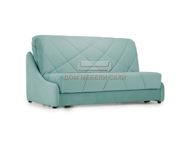 Диван-кровать Мигель 1400, светло-зеленый велюр ментоловый Velutto 14