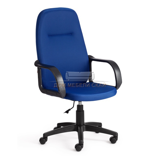 Кресло офисное Лидер Leader, сетка синяя TW-10