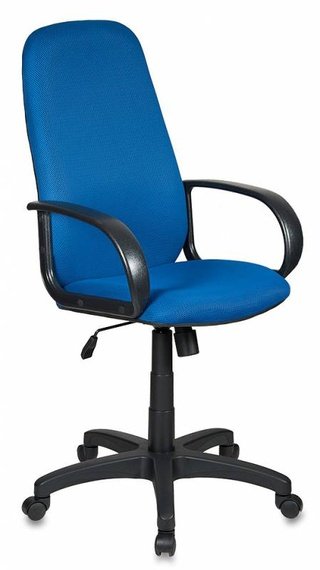 Кресло руководителя CH-808AXSN, синяя ткань