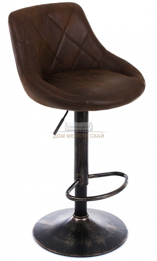 Барный стул Curt, vintage brown коричневого цвета
