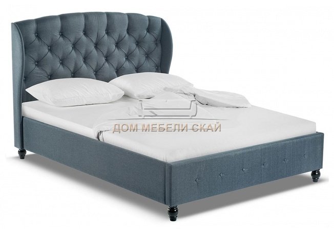 Кровать двуспальная Hadson 160х200, blue