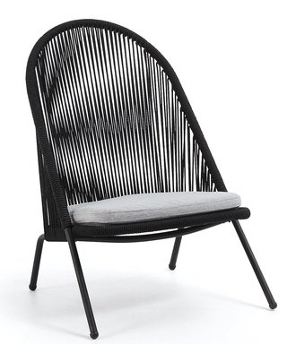 Стул-кресло Stad, рогожка серого цвета