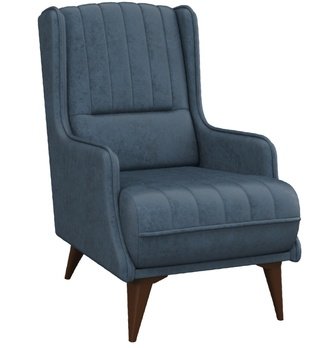 Кресло для отдыха Болеро, серо-синее ТК 164