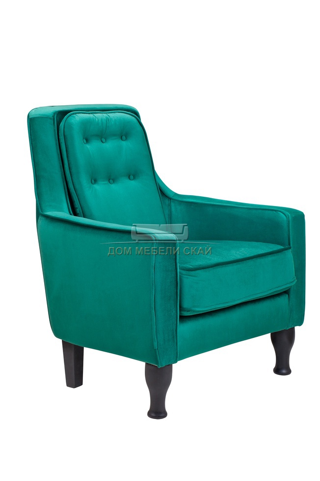 Кресло Monti, велюр зеленый green